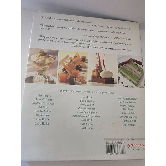 Great Chefs Cook VEGAN Linda Long Cookbook Gibbs-Smith Hardcover 2008 - Picture 6 of 8